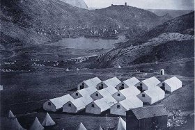 Английский лагерь у Балаклавы. 1855